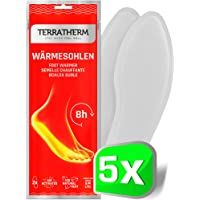 TerraTherm Plantillas Calentadoras- 5 Pares- Plantillas Calentadoras- Almohadillas térmicas- 100% Calor Natural…